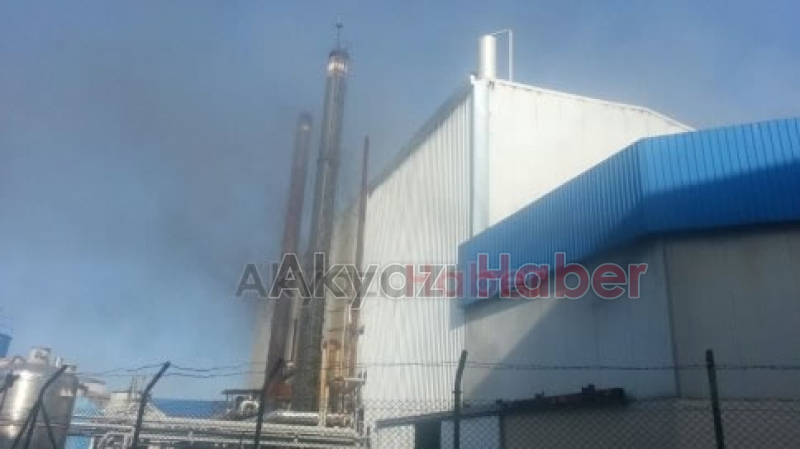 Son Dakika Fabrika Yangını İki İşçi Yanarak Yaralandı