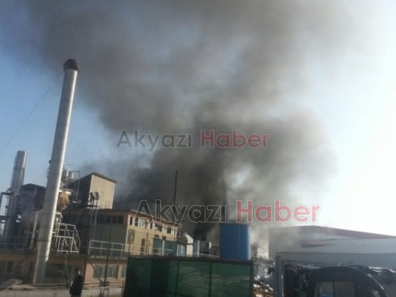 Son Dakika Fabrika Yangını İki İşçi Yanarak Yaralandı