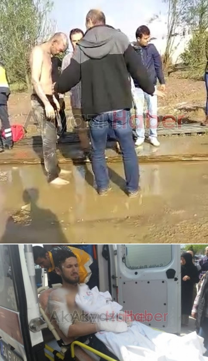 Son Dakika Fabrika Yangını İki İşçi Yanarak Yaralandı