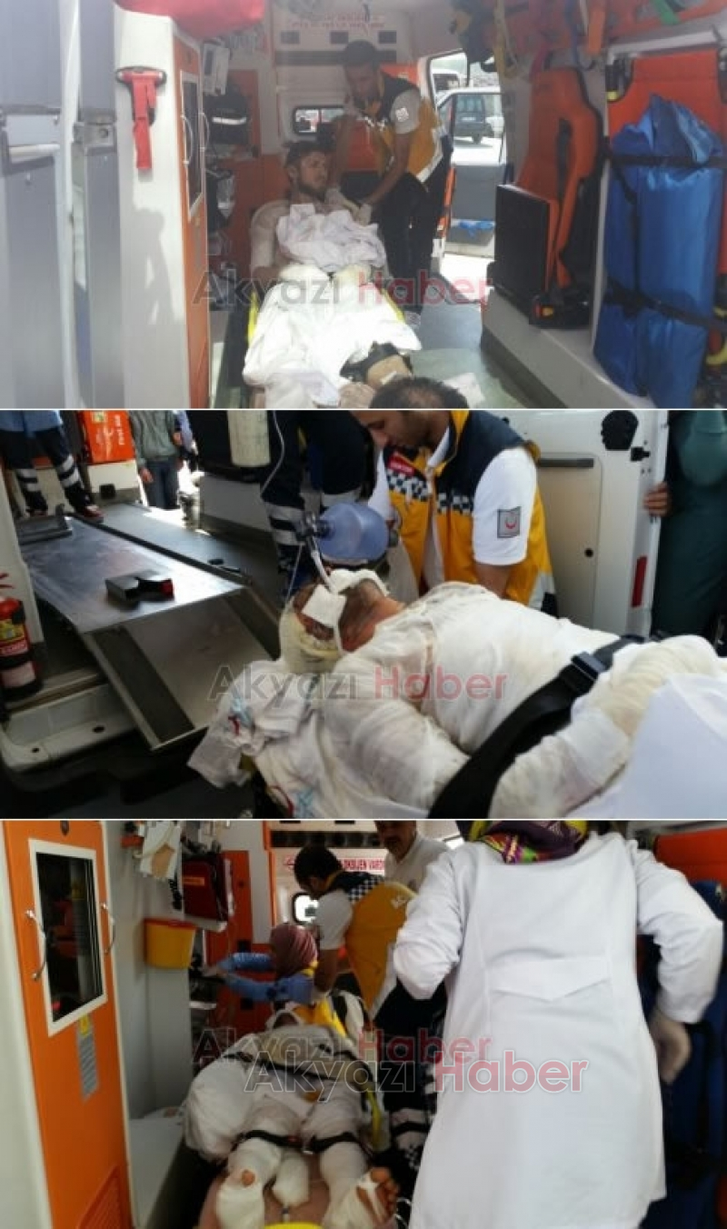 Son Dakika Fabrika Yangını İki İşçi Yanarak Yaralandı