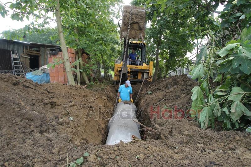 SORUNSUZ AKYAZI İÇİN ALTYAPI ÇALIŞMALARI DEVAM EDİYOR