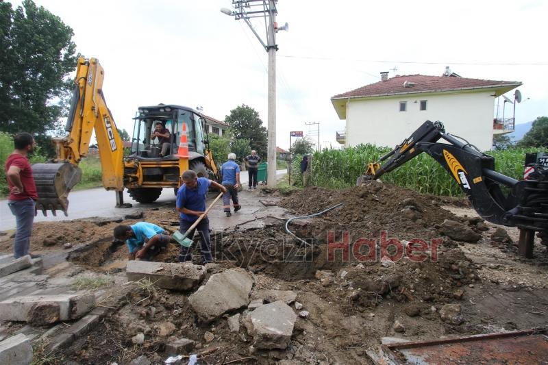 SORUNSUZ AKYAZI İÇİN ALTYAPI ÇALIŞMALARI DEVAM EDİYOR