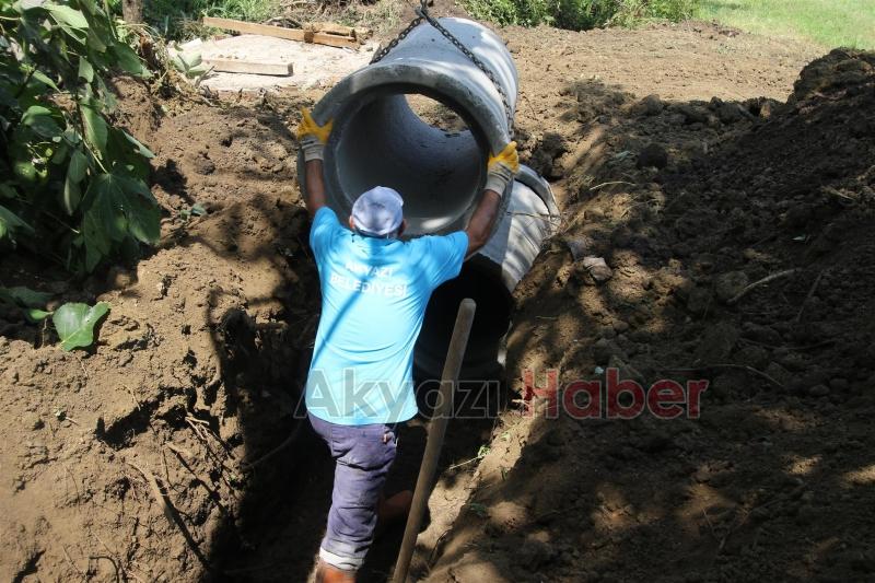 SORUNSUZ AKYAZI İÇİN ALTYAPI ÇALIŞMALARI DEVAM EDİYOR