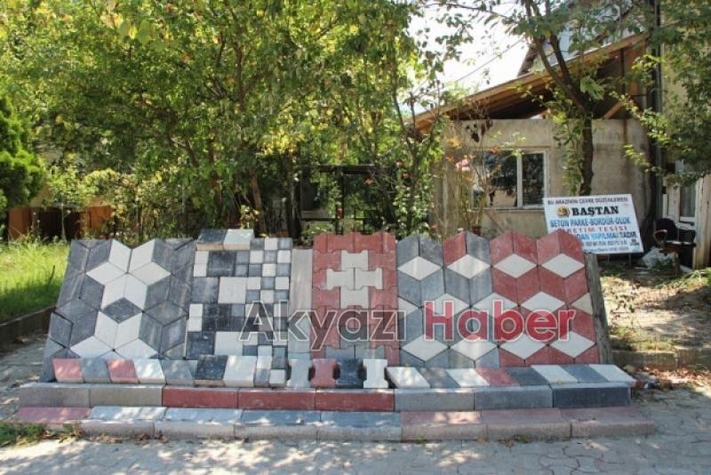 Standart kilitli parke taşı yenilendi 