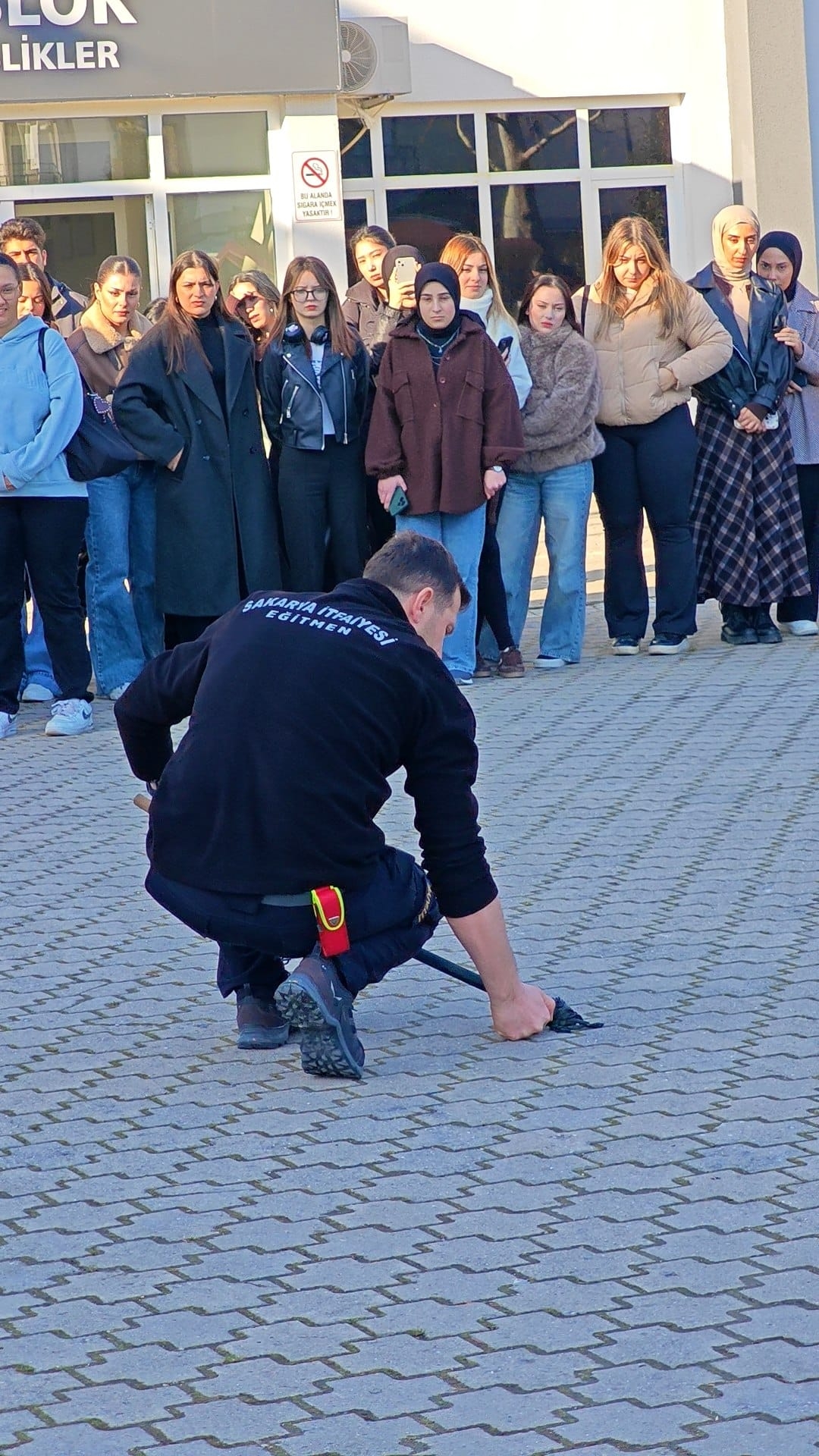 SUBÜ Akyazı’da yangın söndürme ve tahliye tatbikatı