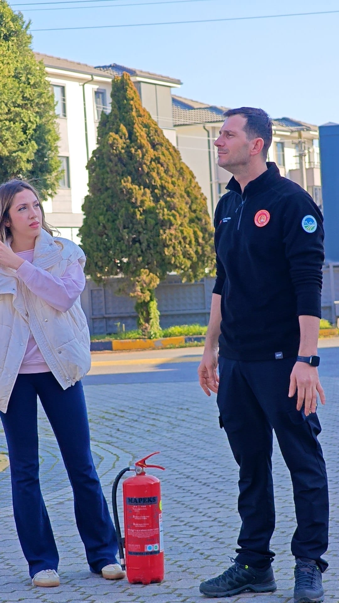 SUBÜ Akyazı’da yangın söndürme ve tahliye tatbikatı