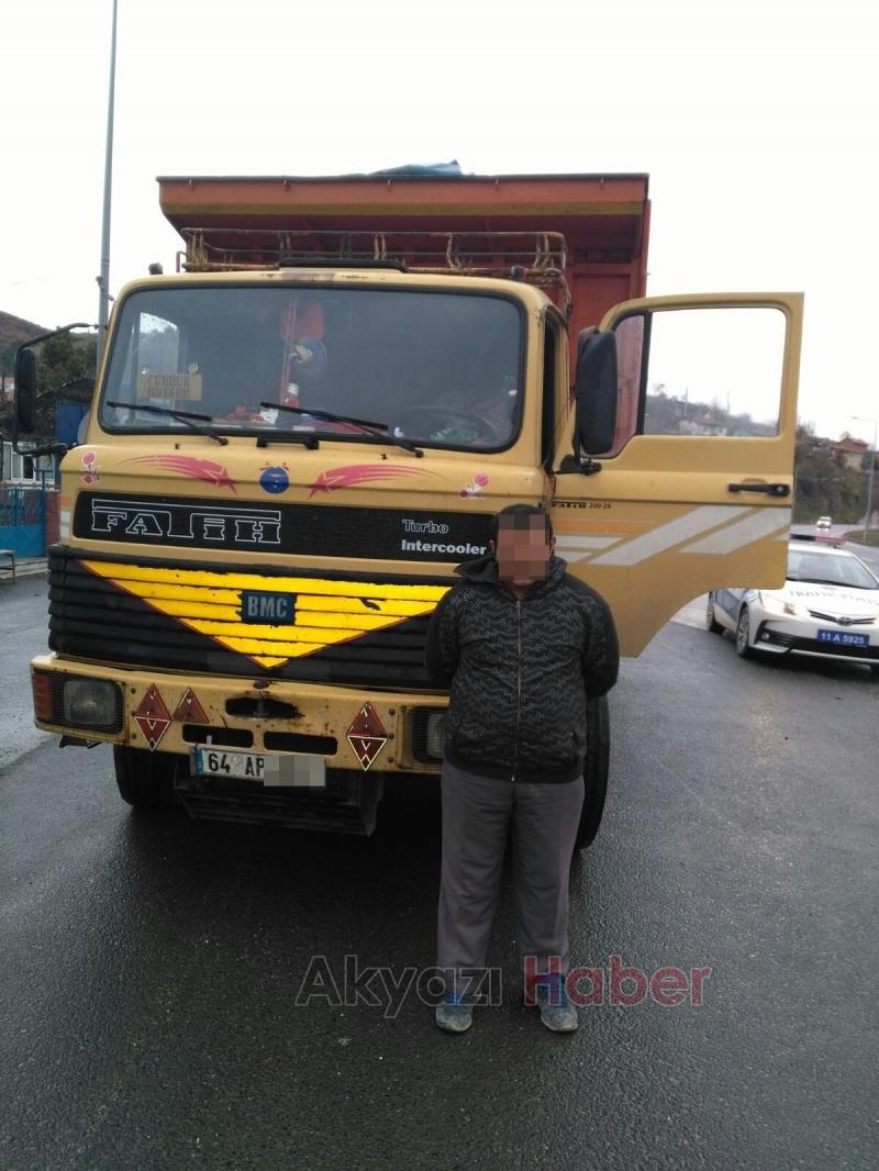 Suç makinesi çaldığı kamyonla Sakarya yı gezmiş