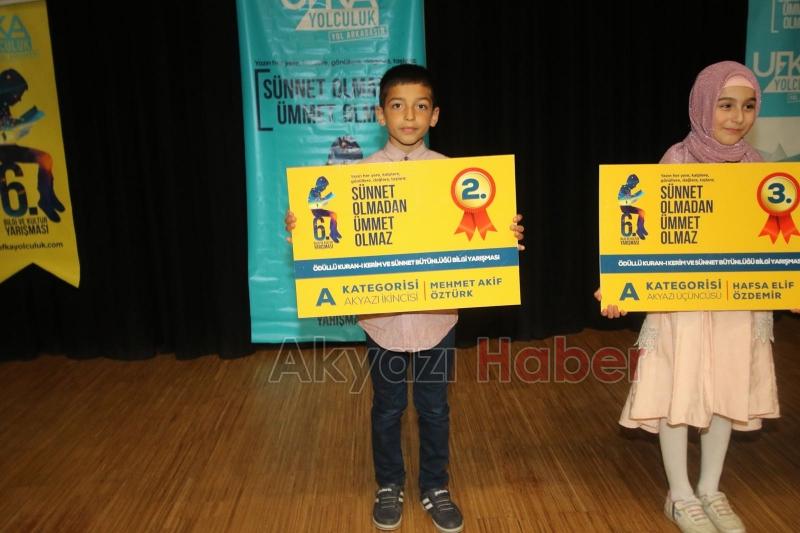 Sünnet Olmadan Ümmet Olmaz Yarışması Ödül Töreni Yapıldı