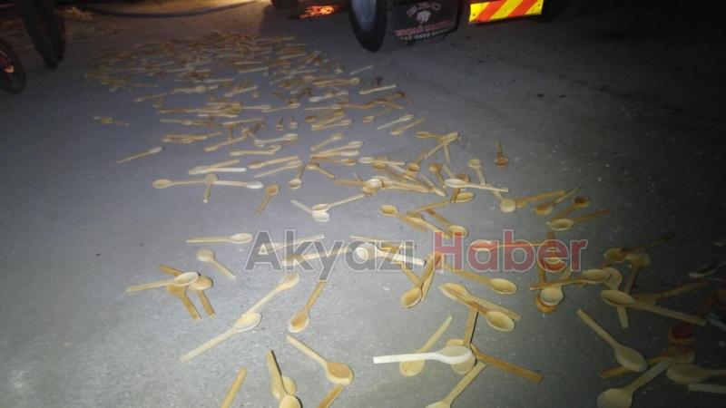 Tahta Kaşık Atölyesinde Yangın