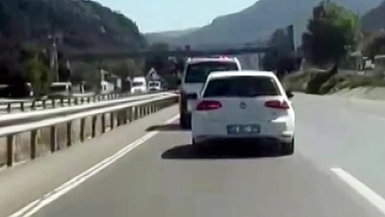 Taraklı’daki Yangına Giden İtfaiyeye Yol Vermedi, Tepki Çekti!