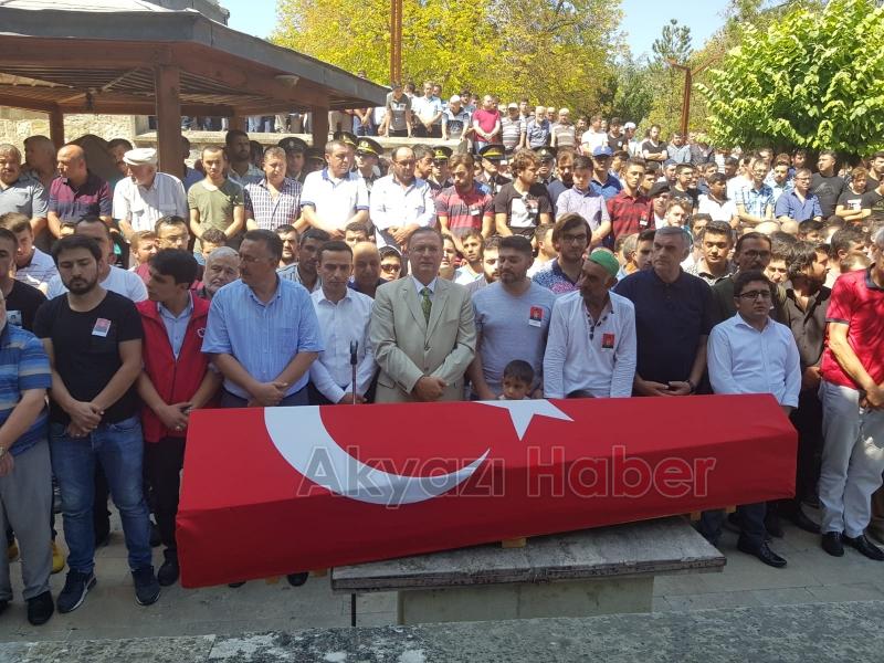 Taraklılı şehide acı veda
