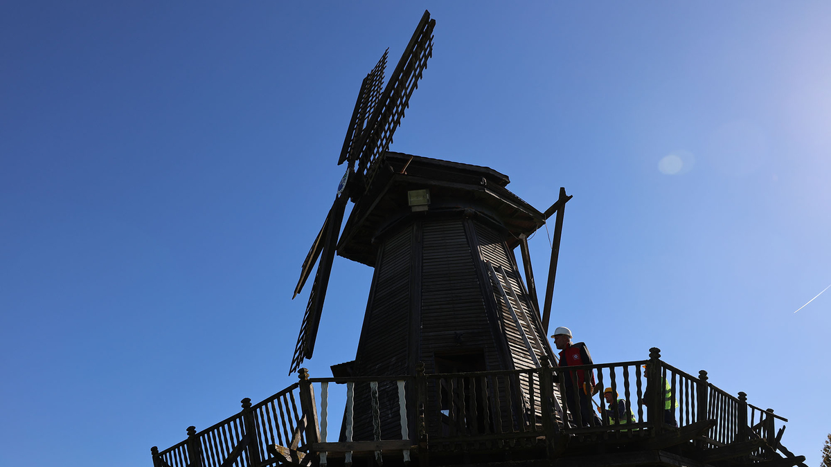 Tarihi Çark ve Yel Değirmeni’nde restorasyon başladı