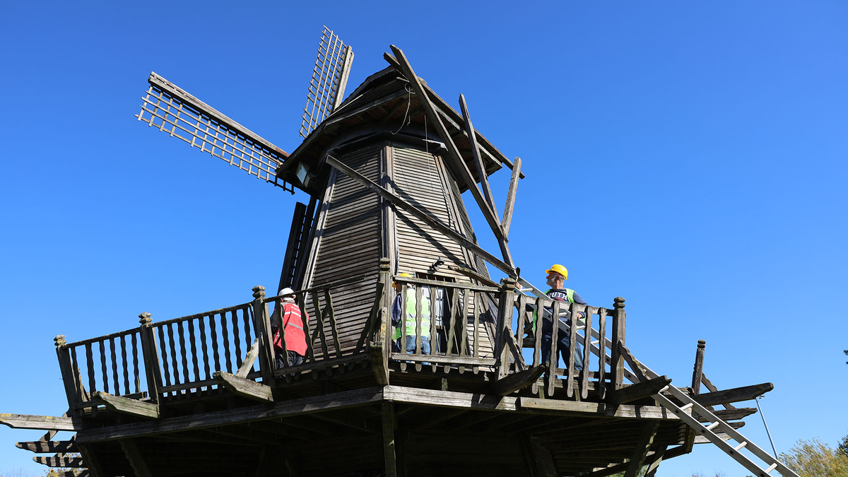 Tarihi Çark ve Yel Değirmeni’nde restorasyon başladı