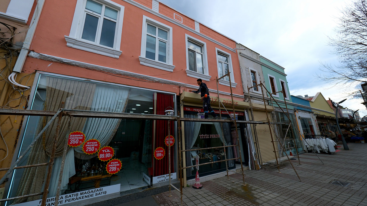 Tarihi Uzunçarşı’nın restorasyonunda son durum