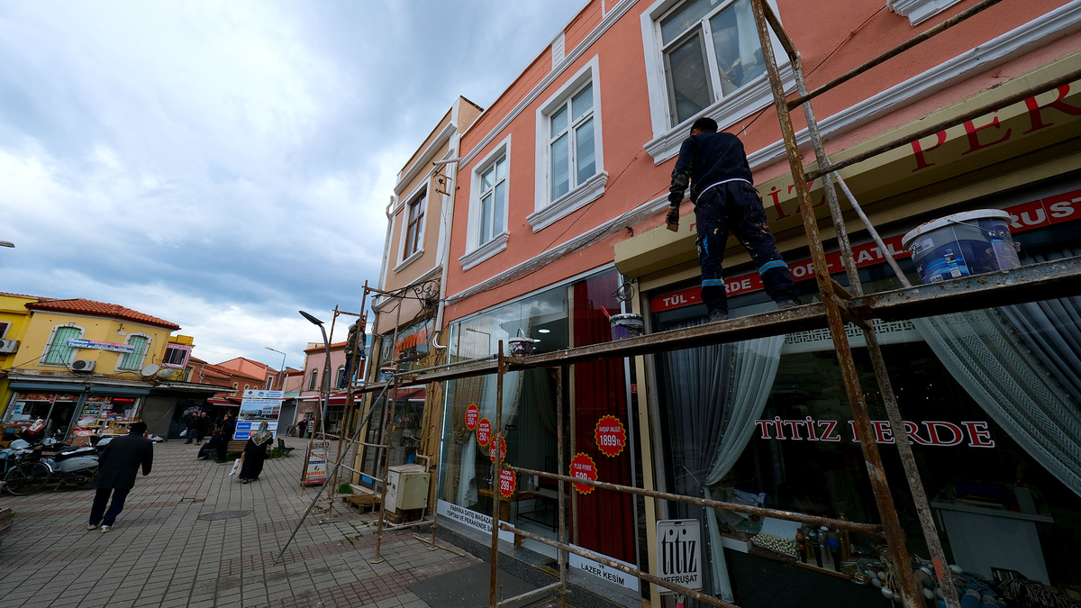 Tarihi Uzunçarşı’nın restorasyonunda son durum