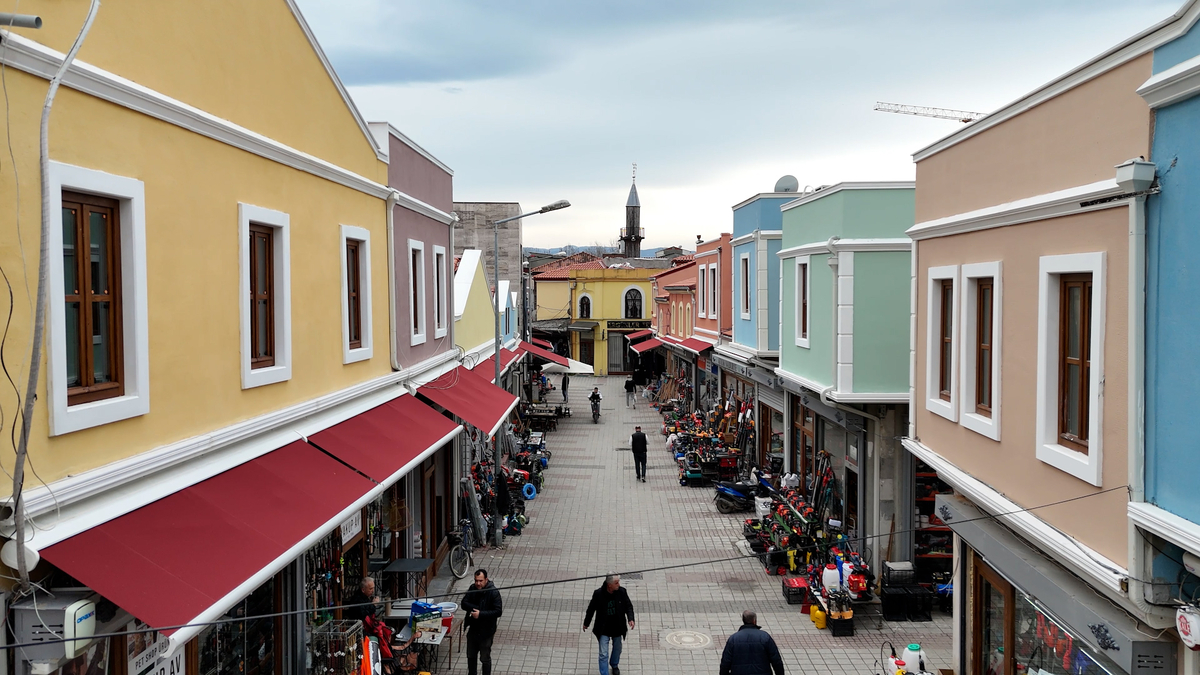 Tarihi Uzunçarşı’nın restorasyonunda son durum