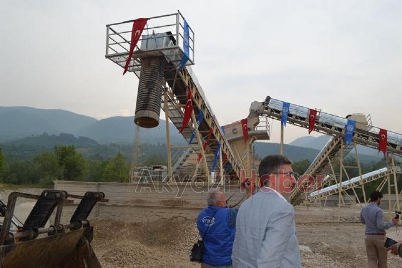 Taş Kırma Tesisi Dualarla Açıldı