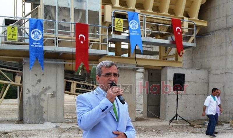 Taş Kırma Tesisi Dualarla Açıldı