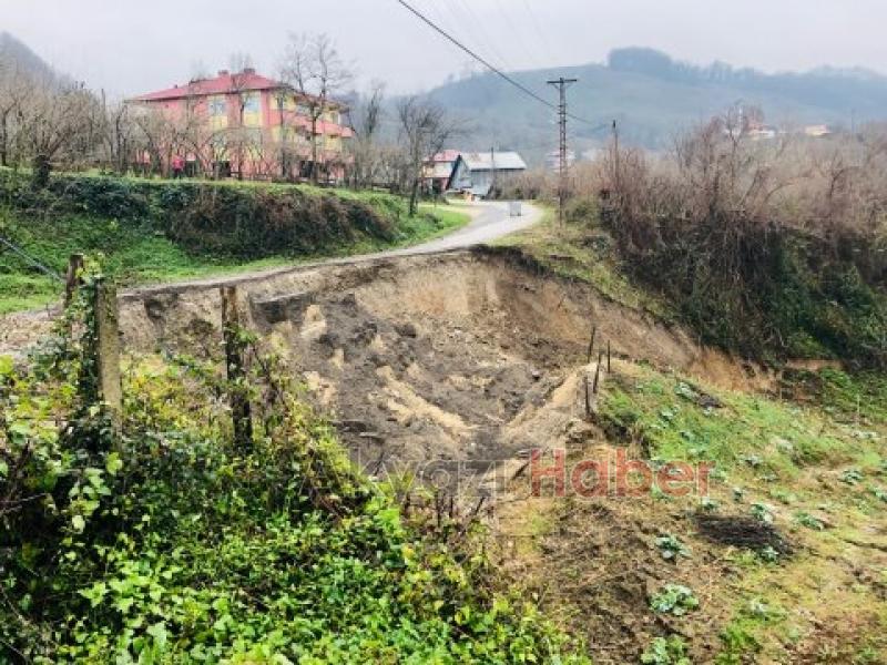 Taşburun da Heyelan