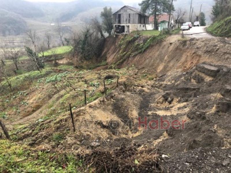 Taşburun da Heyelan