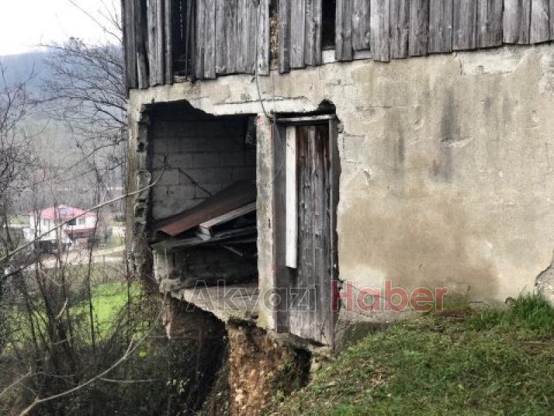 Taşburun da Heyelan