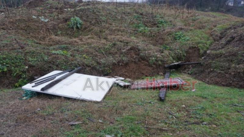 Taşburun da Heyelan