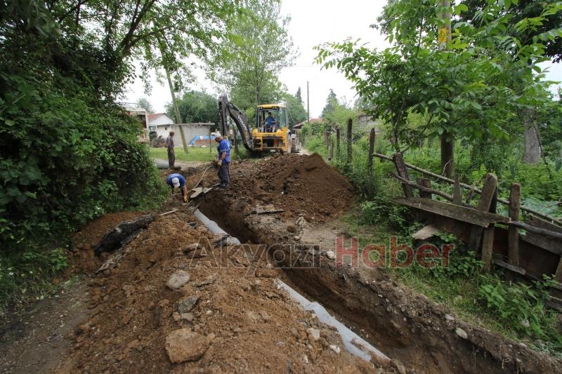 TAŞBURUN MAHALLESİNDE YAĞMUR SUYU HATTI ÇALIŞMALARI