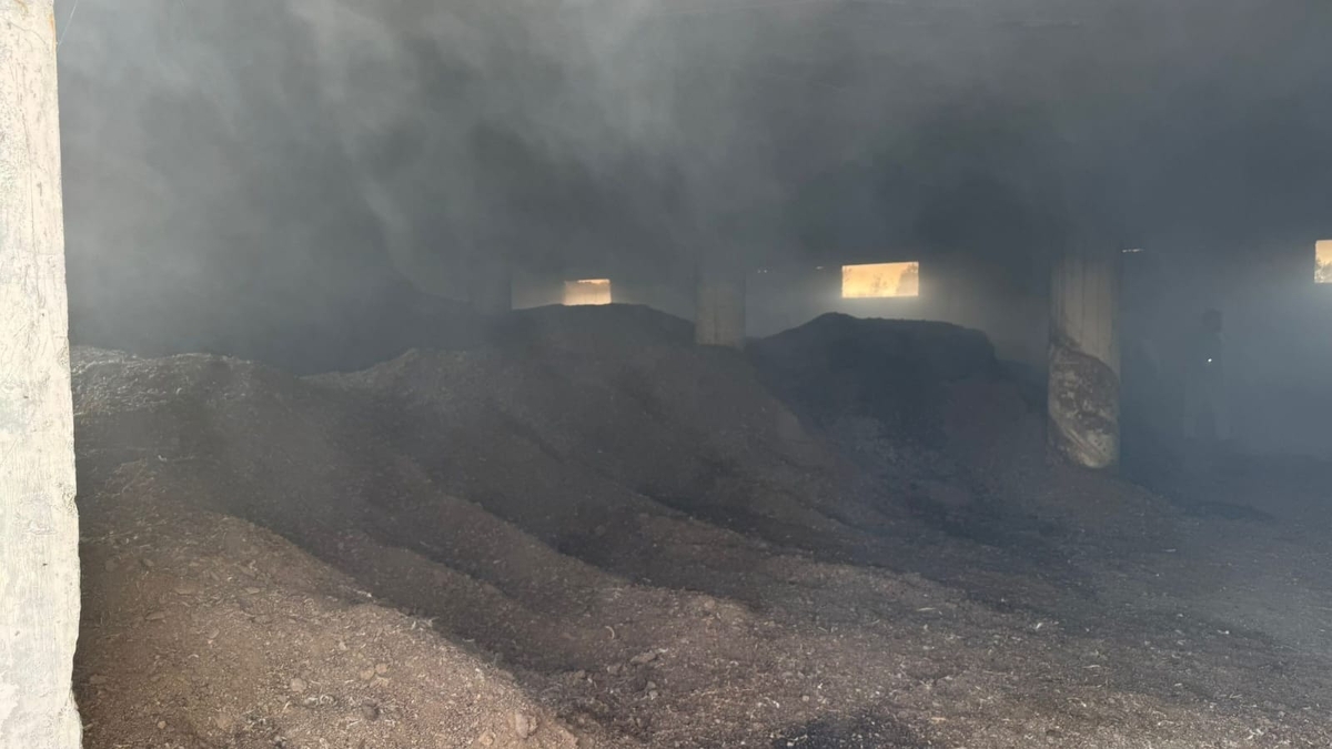 Tavuk çiftliğinde yangın