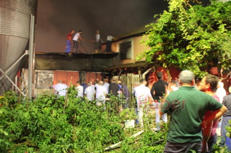  Tavuk Çiftliğinde Yangın