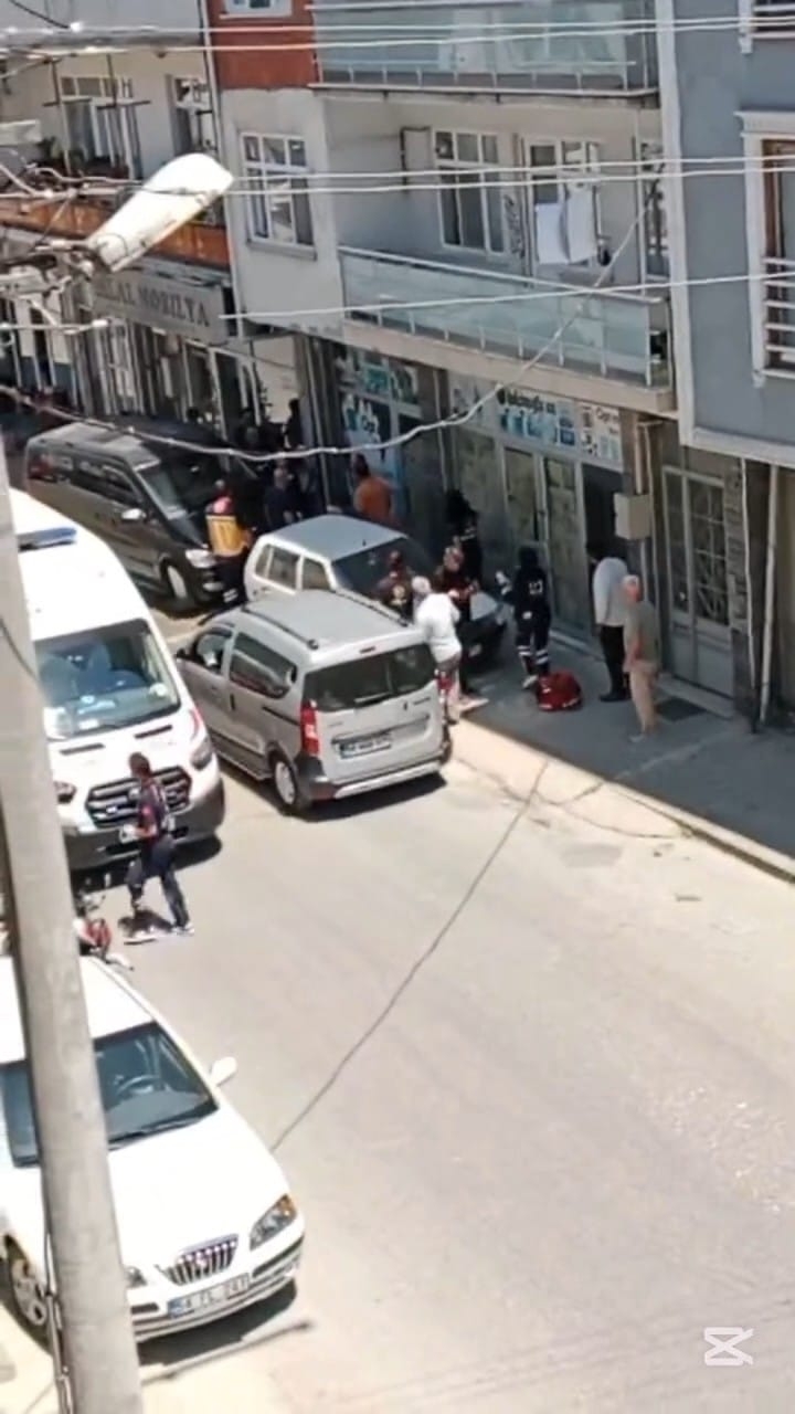 Tek teker gitmeye kalktı soluğu hastanede aldı