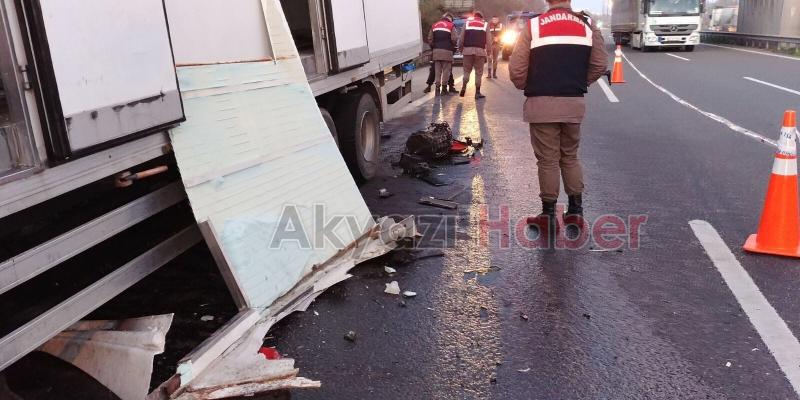 TEM'de korkunç kaza: 2 ölü 
