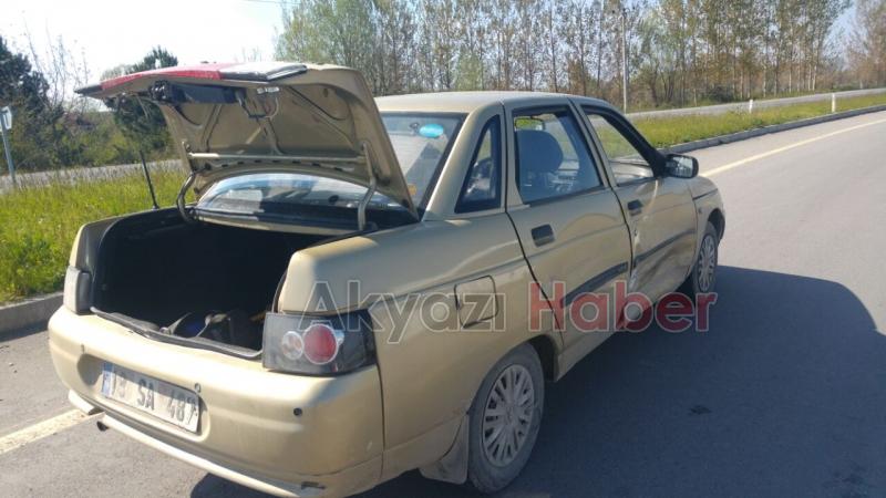 Tem Otoyolu Akyazı Gişeleri Kavşağında Kaza