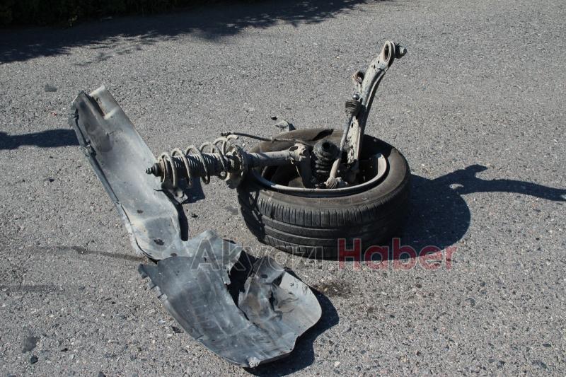 Tem Otoyolu Yan Yolunda Trafik Kazası