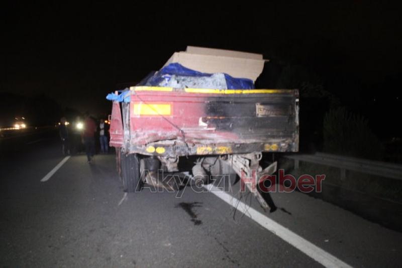 TEM OTOYOLUNDA KAZA 2 ölü