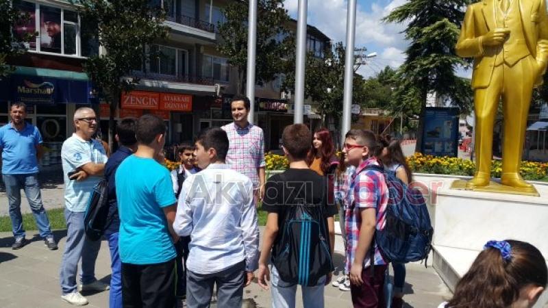 AKYAZI ATATÜRK ORTAOKULUNUN DANİMARKA YOLCULUĞU BAŞLADI