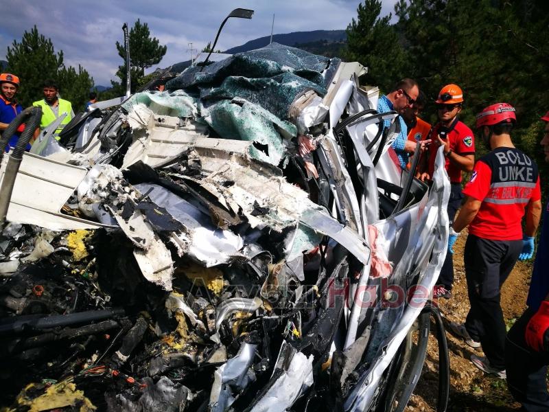 TIR İle Otomobil Çarpıştı 1 Ölü 1 Yaralı 