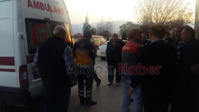 Tır Sürücüsüne Otomobil Çarptı