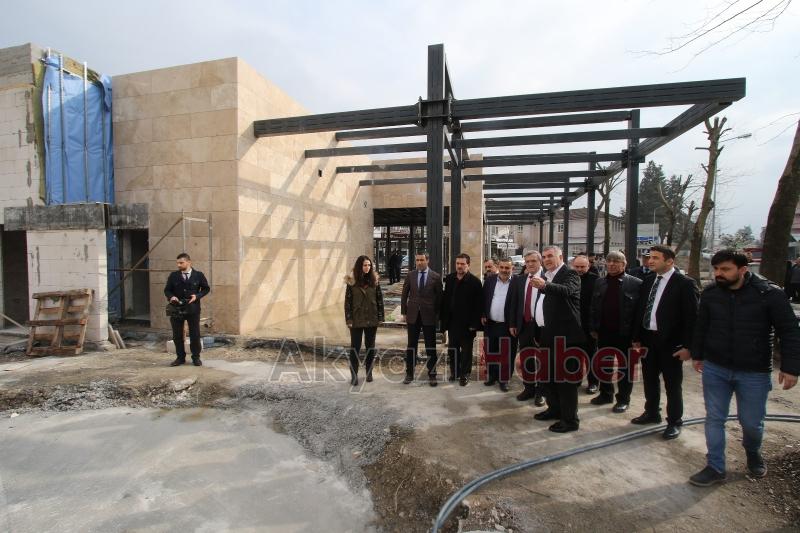 TOÇOĞLU MODERN KAFETERYA PROJESİNİ YERİNDE İNCELEDİ