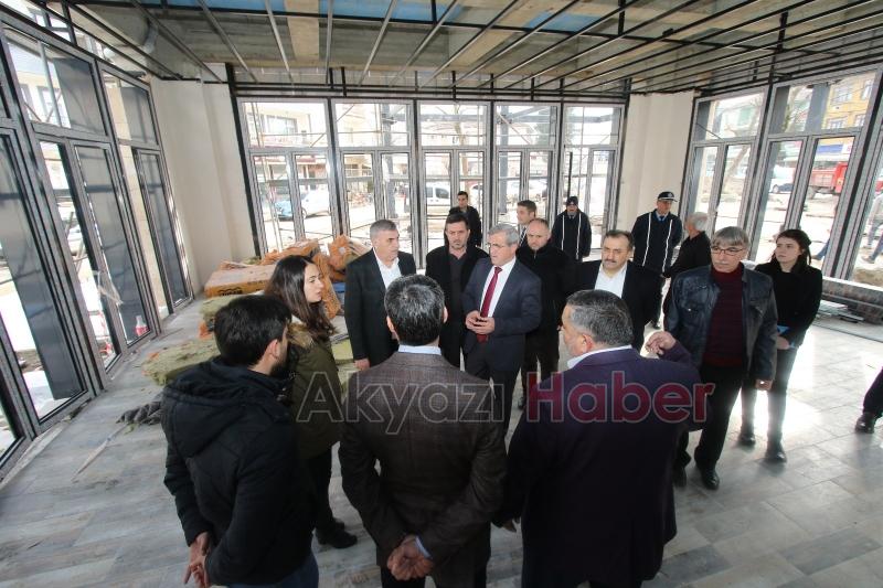 TOÇOĞLU MODERN KAFETERYA PROJESİNİ YERİNDE İNCELEDİ