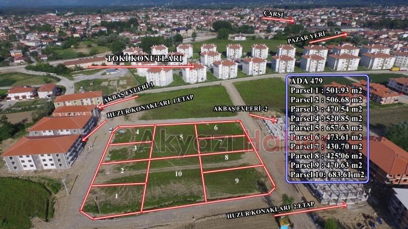 TOKİ ARKASINDA YATIRIMLIK ARSALAR