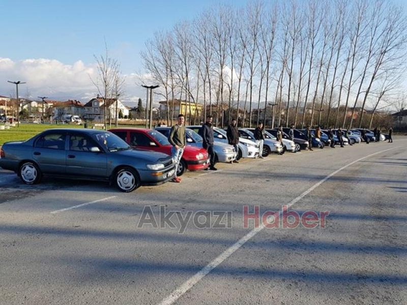 Toyota Severler Akyazı’da Buluştu