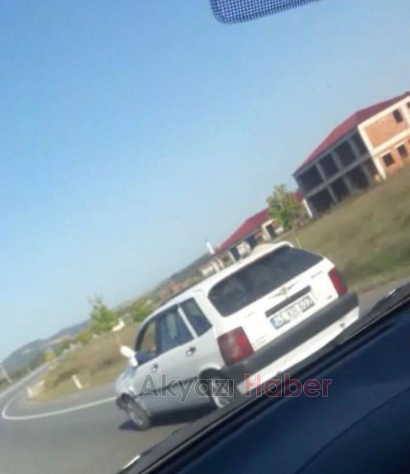 Trafik canavarı böyle görüntülendi 