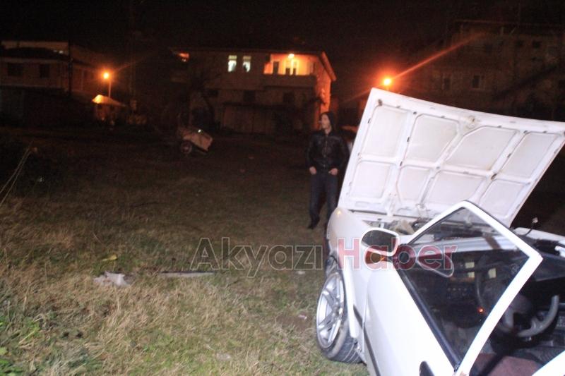 TRAFİK KAZASI OTOMOBİL 2 PARÇAYA AYRILDI