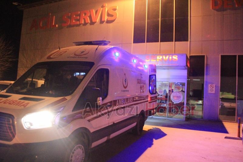 TRAFİK KAZASI OTOMOBİL 2 PARÇAYA AYRILDI