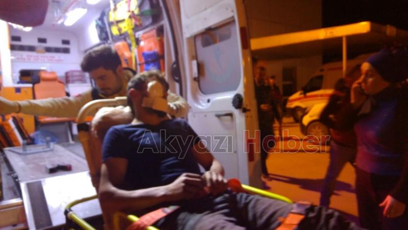 TRAFİK KAZASI OTOMOBİL 2 PARÇAYA AYRILDI