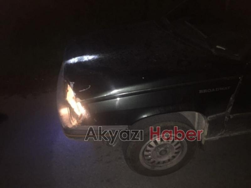 Trafik Kazasında biri Bebek 2 kişi yaralandı