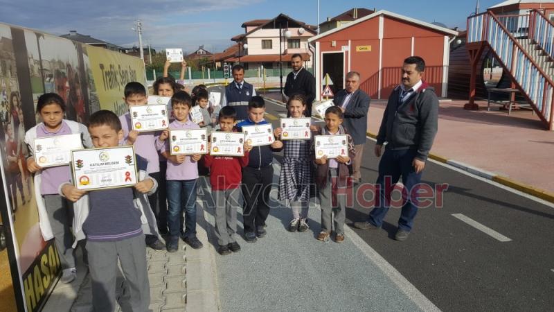 TRAFİK PARKTA EĞİTİMLER DEVAM EDİYOR