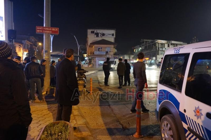 Trafik Polisleri İlçe Merkezinde Uygulama Yaptı