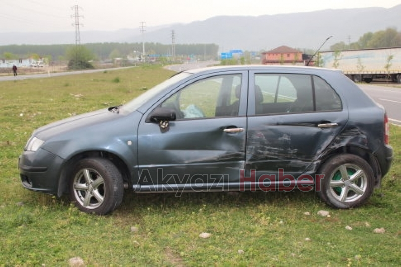 Trafik Kazasına Karışan Dodge Kamyon Kaçtı