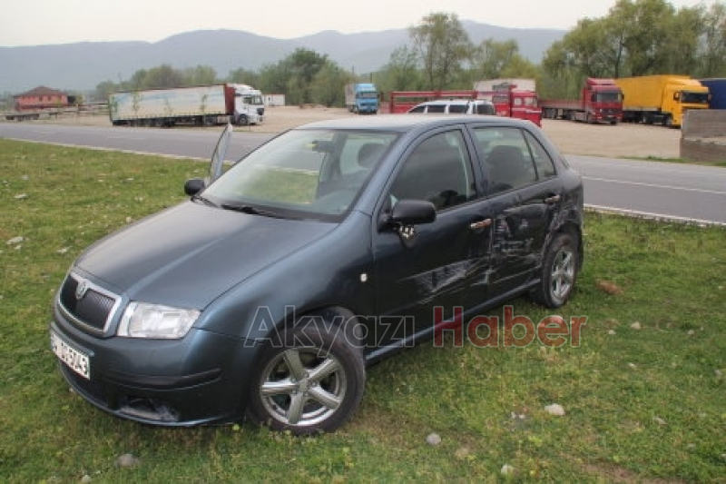 Trafik Kazasına Karışan Dodge Kamyon Kaçtı